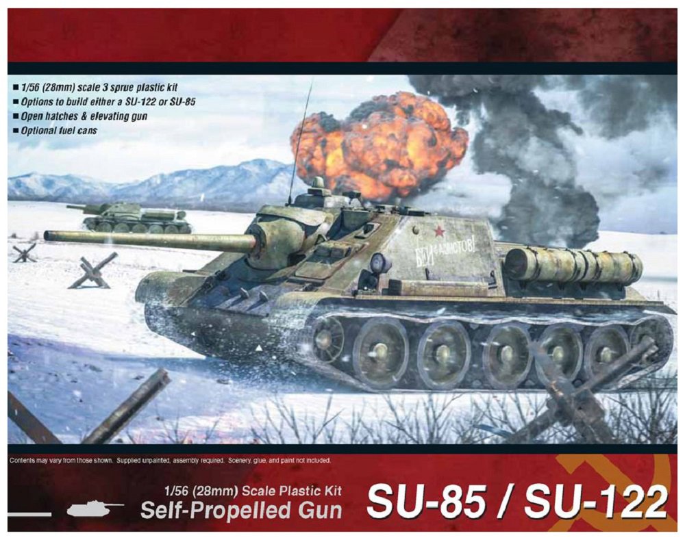 Amazon | RUBICON MODELS 1/56 ロシア SU-85 / SU-122 プラモデル